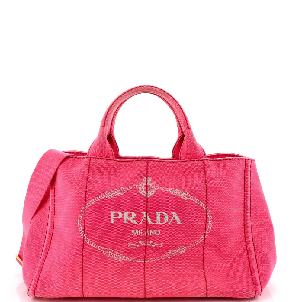 Prada Medium Canapa Convertible Tote